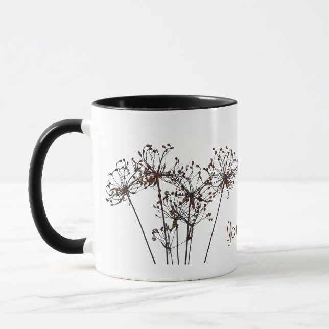 Mug Fleurs séchées à l'aquarelle (Gauche)