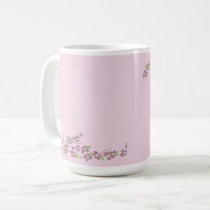 Mug Fleurs simples roses
