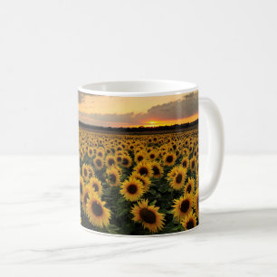 Mug Fleurs   Terrain de tournesol