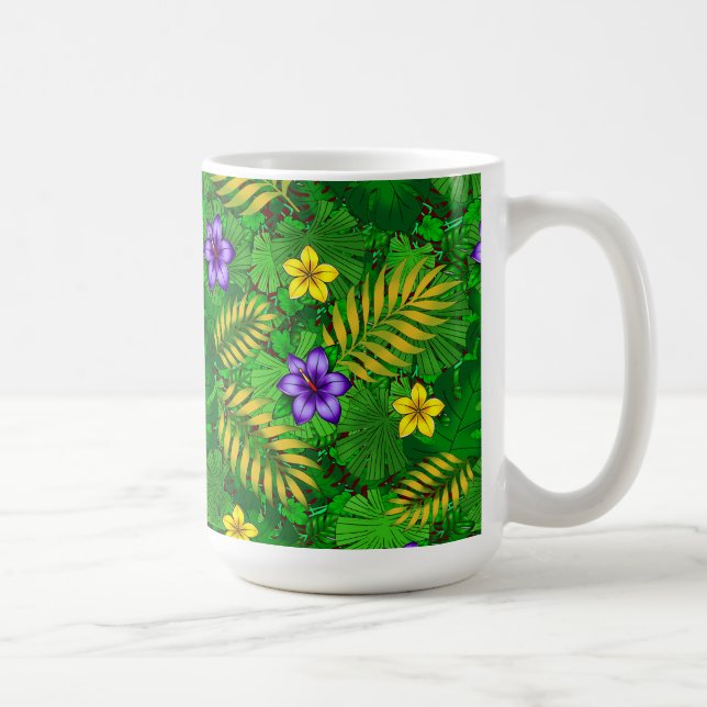 Mug fleurs tropicales (Droite)