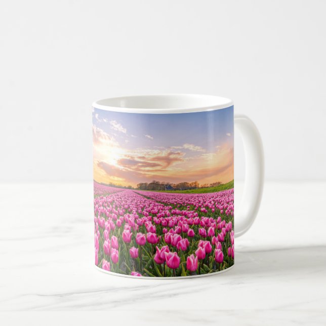 Mug Fleurs | Tulips Holland Sud, Pays-Bas (Devant droit)
