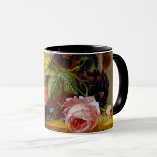 Mug Fleurs Vintages colorées Peinture