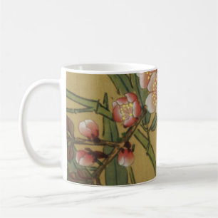 Mug Fleurs vintages de cerises Fleurs japonaises asiat