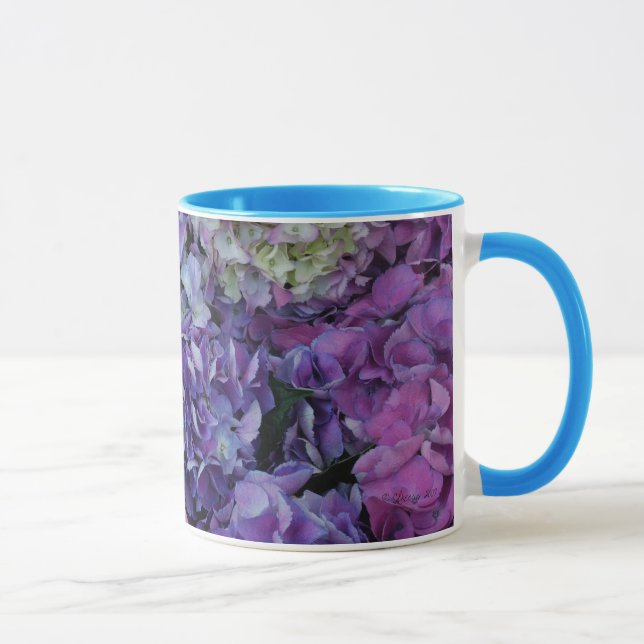 Mug Fleurs violettes (Droite)