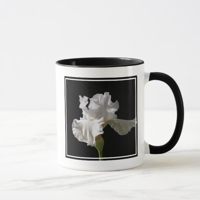 Mug Fleurs | White Iris (Droite)