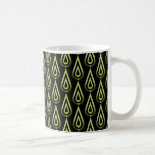 Mug Flickr Flames Mug, Vert olive