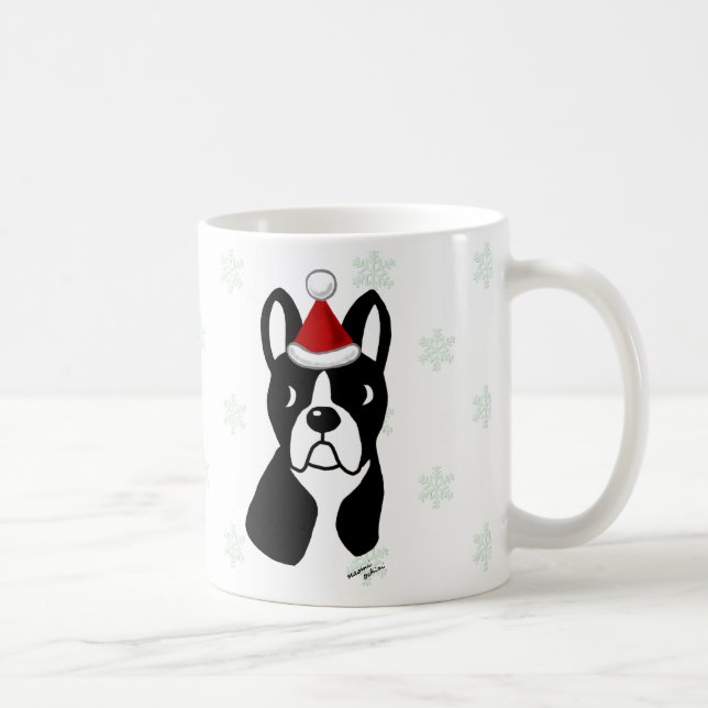 Mug Flocon de neige de bande dessinée de Noël de (Droite)