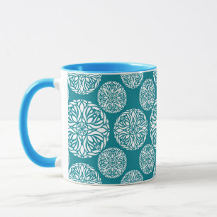 Mug Flocon de neige floral d'hiver