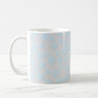 Mug Flocon de neige gris clair