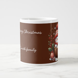 Mug Flocon de Neige Personnalisé - Cadeau avec Nom