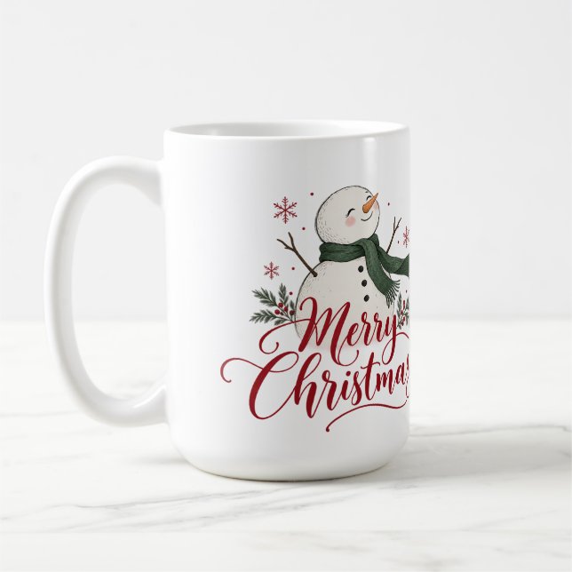 Mug Flocon de Noël Joyeux Noël (Gauche)
