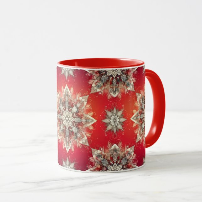 Mug Flocons de décembre (Devant droit)