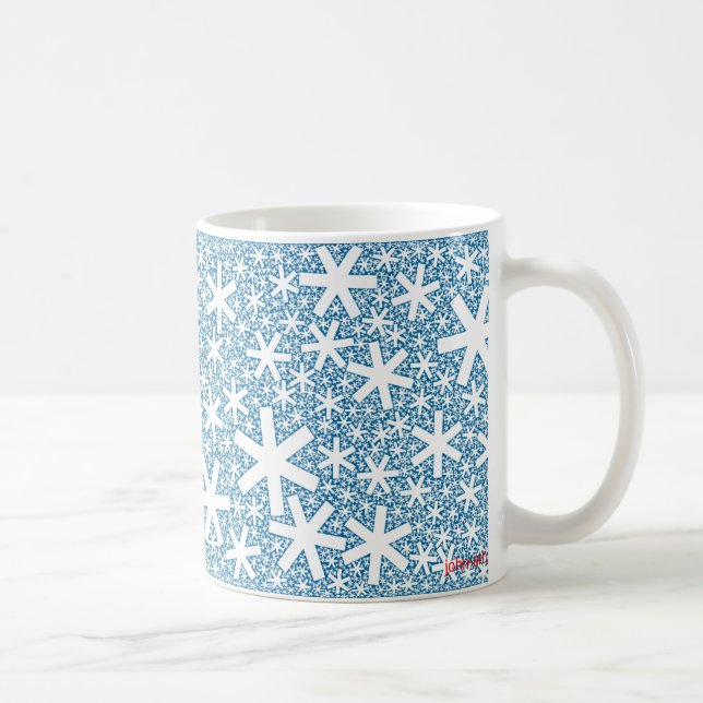 Mug flocons de neige de fractale (Droite)