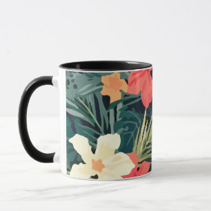 Mug Flora coloré Motif hawaïen