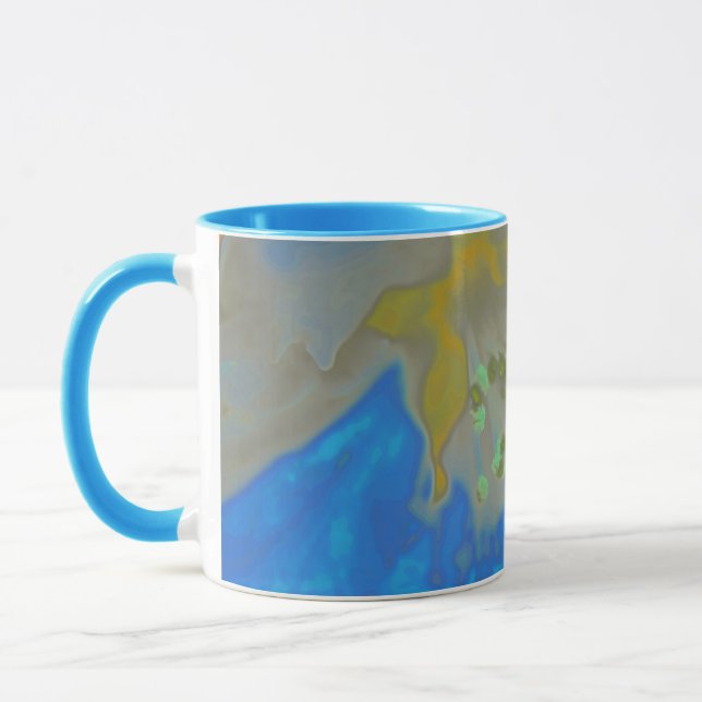 Mug Floraison de pommier/Fleur de pommier clair b/o/g (Gauche)