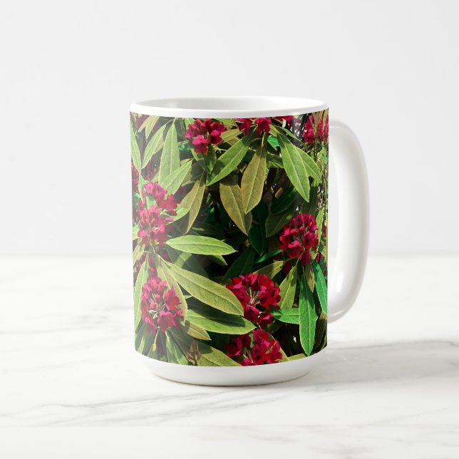 Mug Floraison de rhododendron (Devant droit)