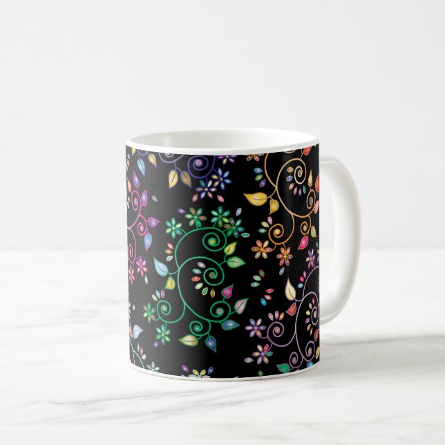Mug floral (Devant droit)