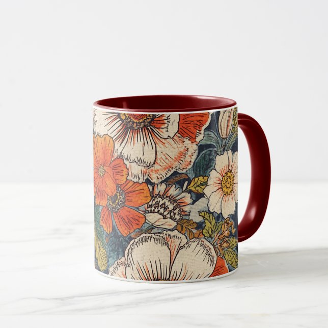 Mug floral (Créateur téléchargé)
