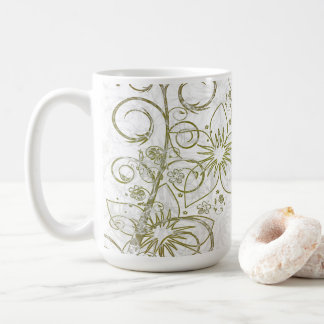 Mug Floral, 15 oz