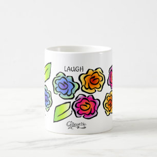 Mug Floral 3 - Live Laugh Love