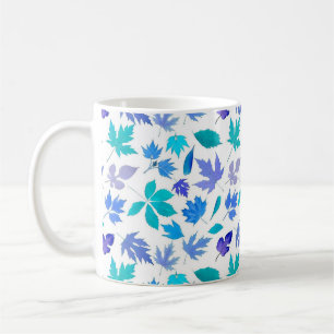 Mug Floral Autumn Leaf Design Motif-36566