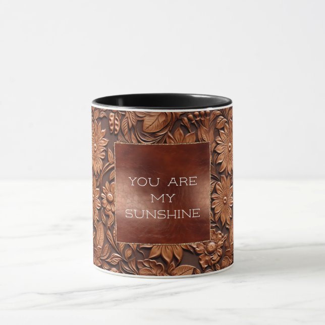 Mug Floral Boho Brown (Centre)