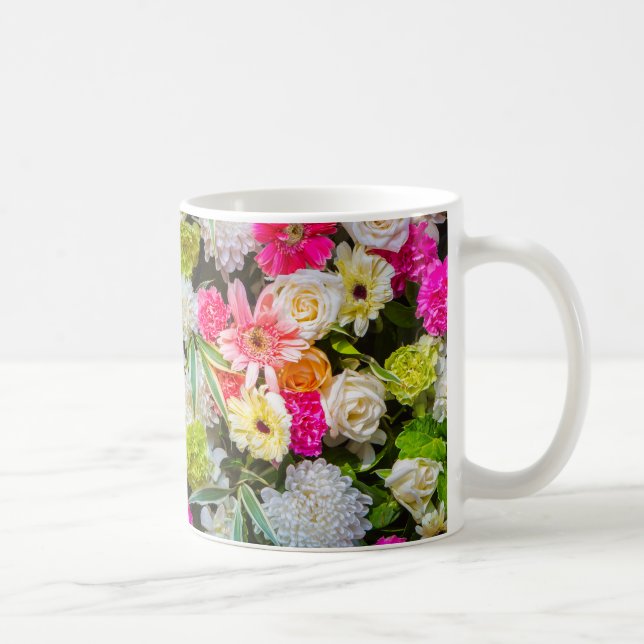 Mug Floral Burst - Vibrant Garden Mug. (Droite)