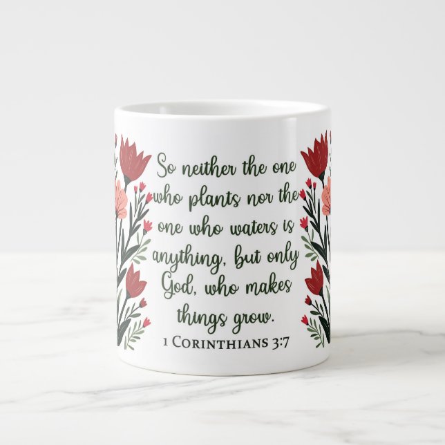Mug Floral Chrétien (Devant)