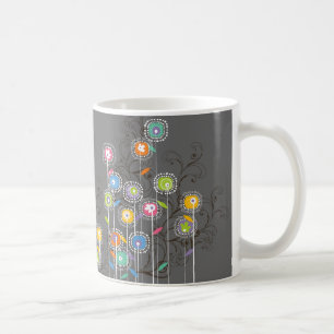 Mug Floral coloré lunatique de jardin d'agrément super