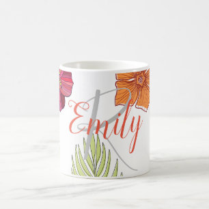 Mug Floral d'Aloha hawaïen