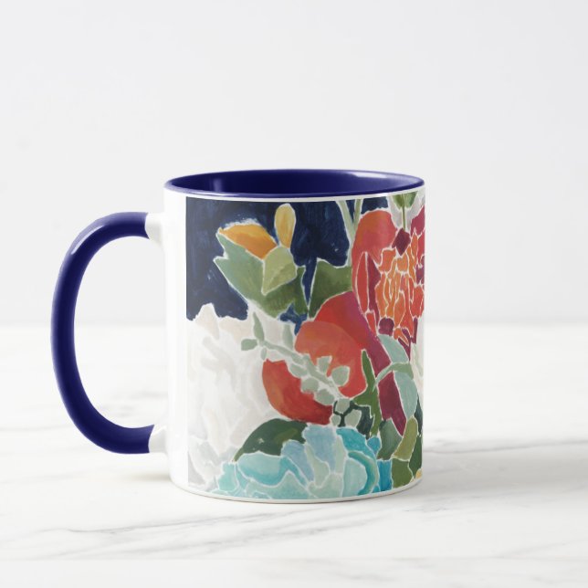Mug Floral de minuit I (Gauche)