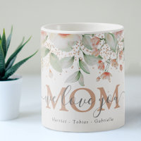 Floral décoratif "nous vous aimons" MOM Personnali