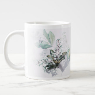Mug Floral Délicat avec une belle citation 
