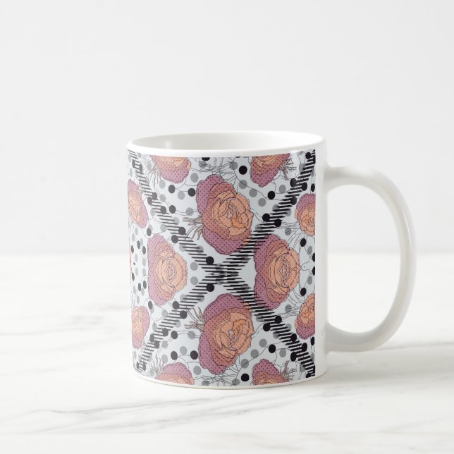 Mug floral élégant   (Droite)