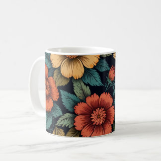 Mug Floral Fantasy: Bold and Colorful Designs