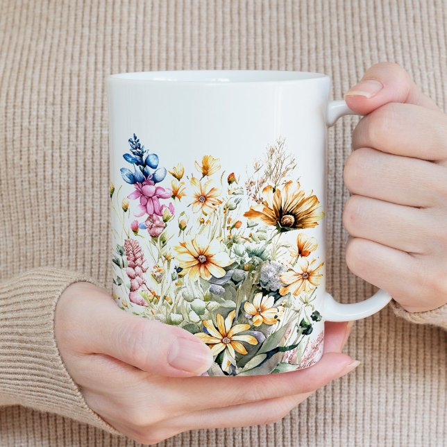 Mug Floral fleur sauvage (Créateur téléchargé)
