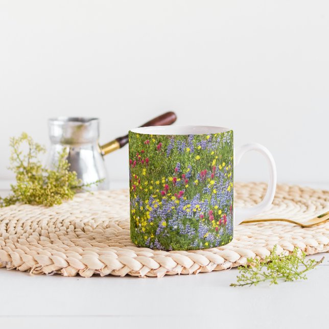 Mug Floral Fleur sauvage de prairie coloré (In Situ Table)
