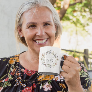 Mug Floral fleur sauvage   Mes gens favoris m'appellen