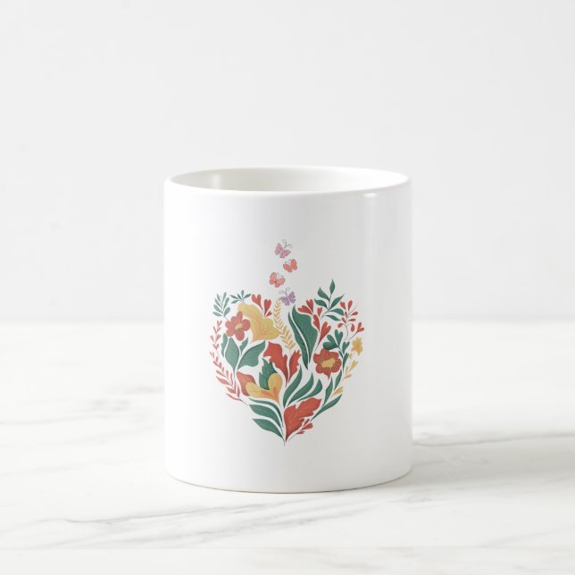 Mug Floral Flower (Centre)