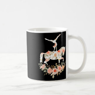 Mug Floral Girl Vaulting équitation équestre fille che