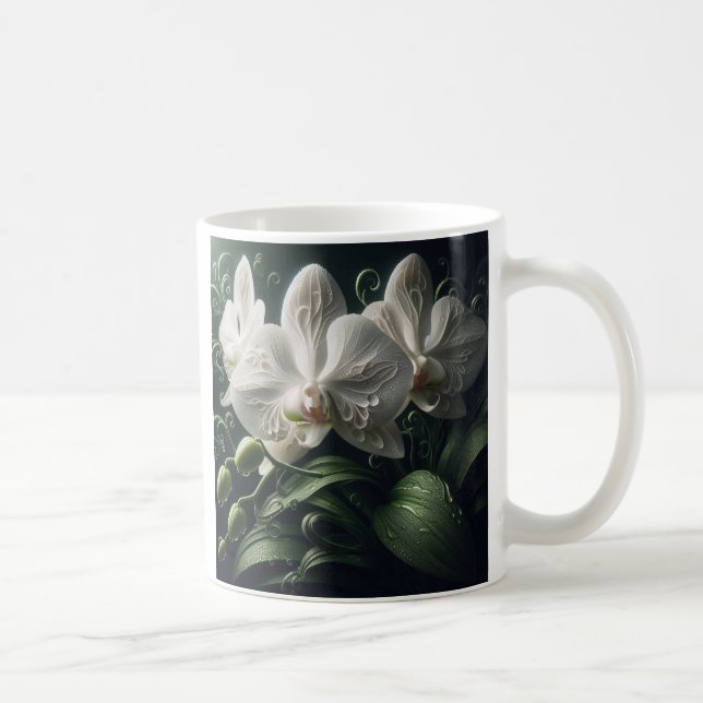 Mug Floral Orchidée blanche (Droite)
