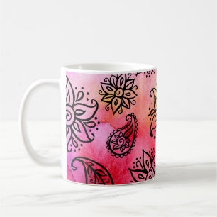 Mug Floral ornemental : Ethnic Seamless