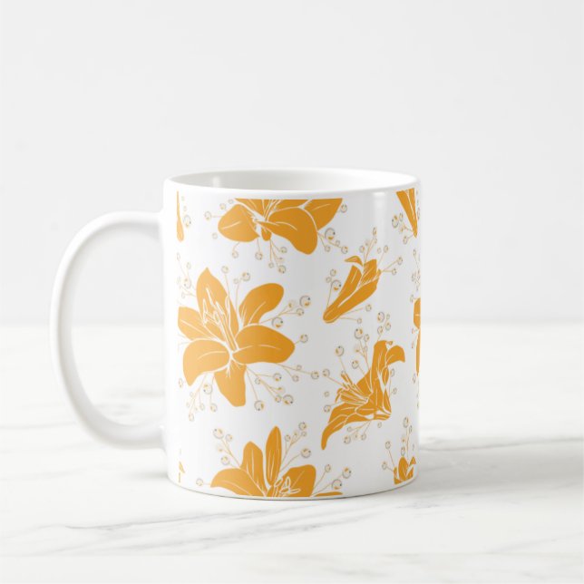 Mug Floral Pattern  (Gauche)