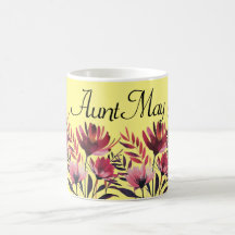 Mug floral personnalisé - Mug floral personnalisab