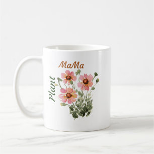 Mug Floral Plante MaMa - Plante Mom Gift