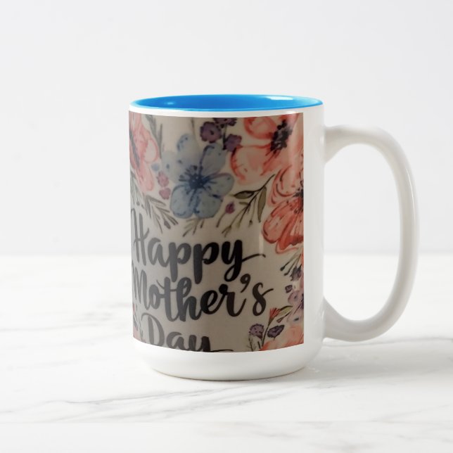 mug floral pour la fête des mères (Droit)