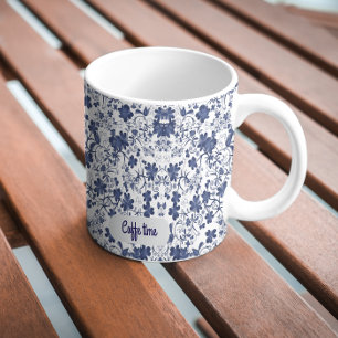 Mug Floral pour le Café Esthétique
