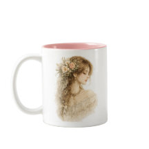 Mug Floral Profil Botanique de Femme