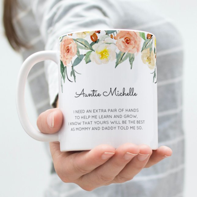 Mug Floral rose Serez-Vous Ma Proposition De Mère-Godm (Créateur téléchargé)