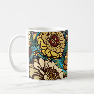 Mug Floral sans couture motif, design d'impression ori